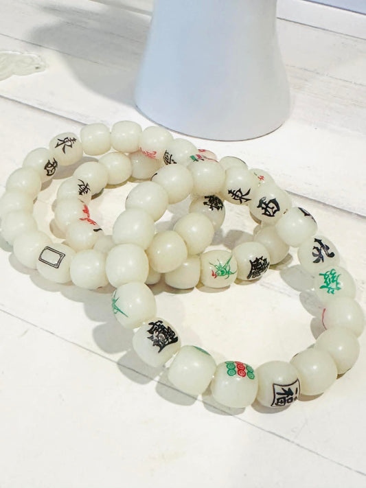 Mahjong Beaded Bracelets