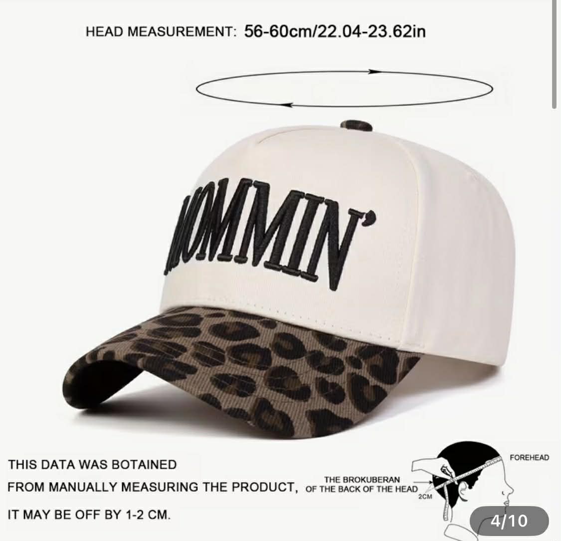 Mommin' Leopard Ball Cap