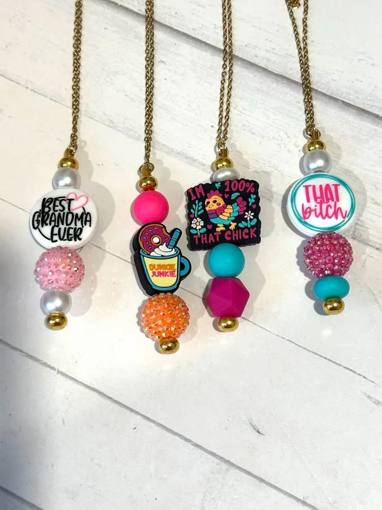 Fun Beaded Cable Necklaces