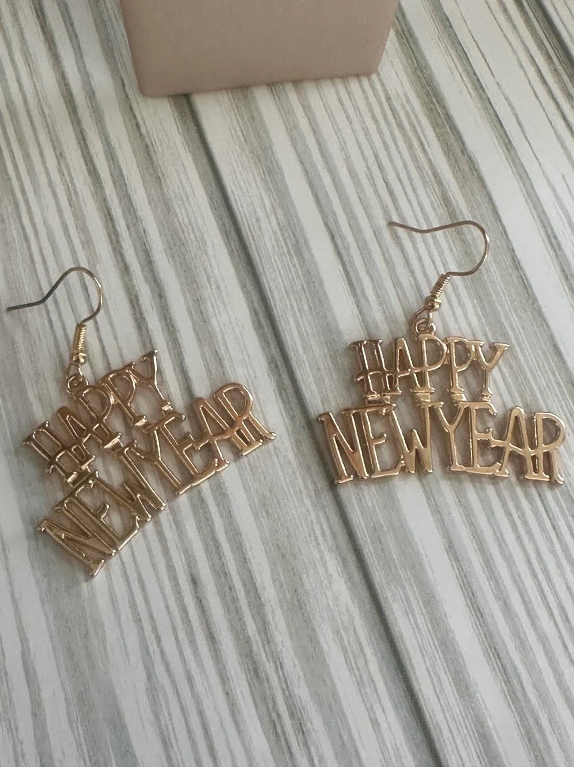 Happy New Year Earrings
