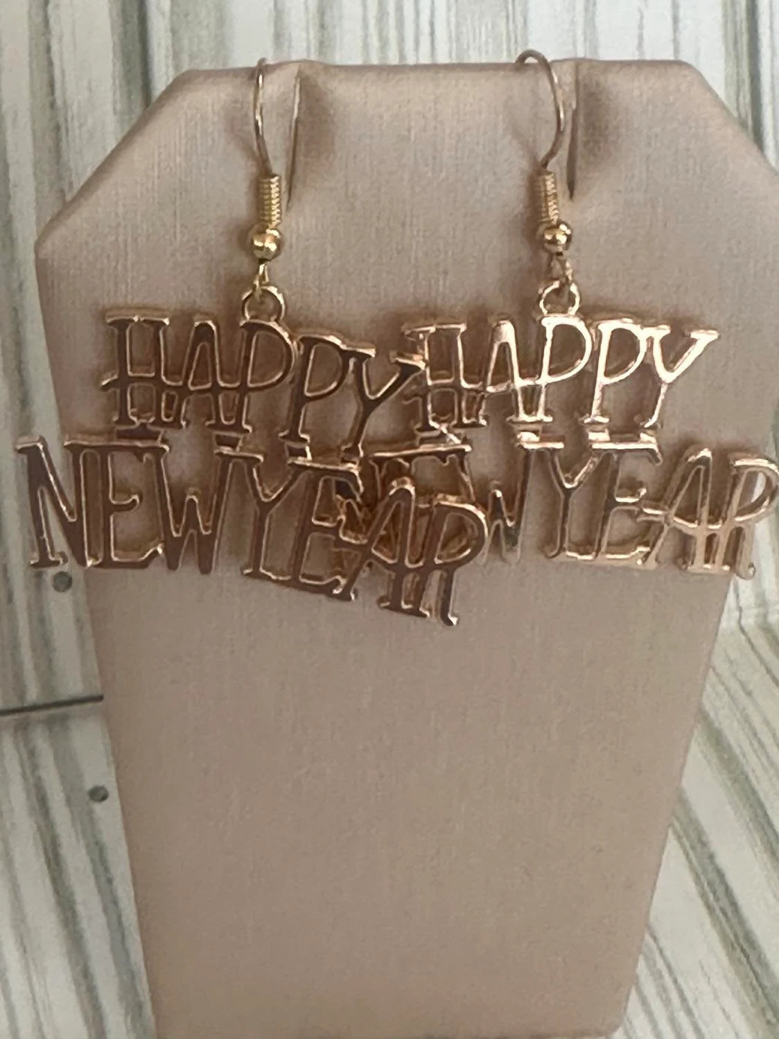 Happy New Year Earrings