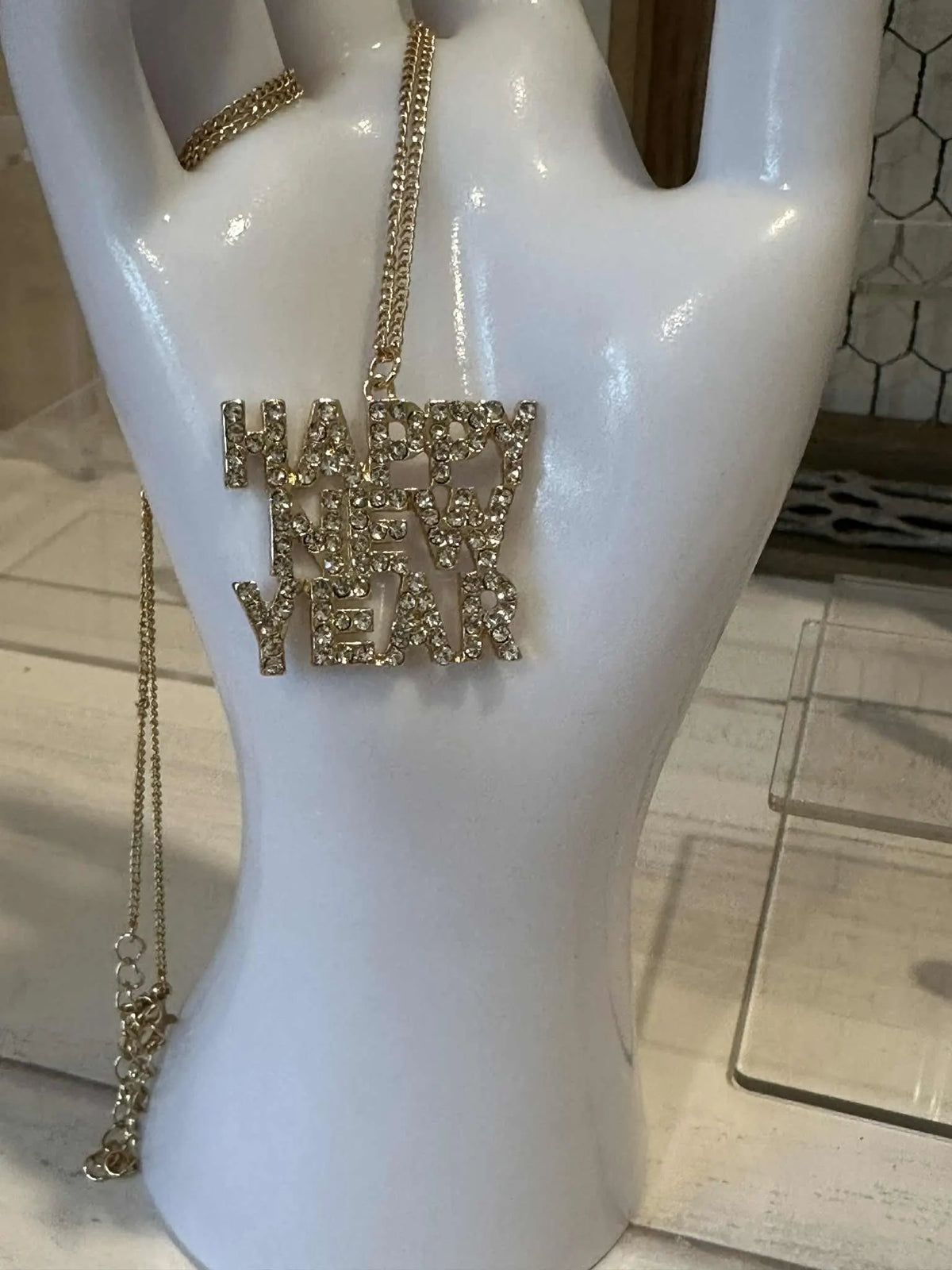 Happy New Year Necklace
