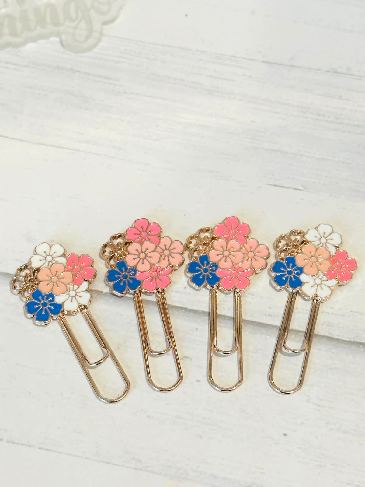 Flower Paper Clips