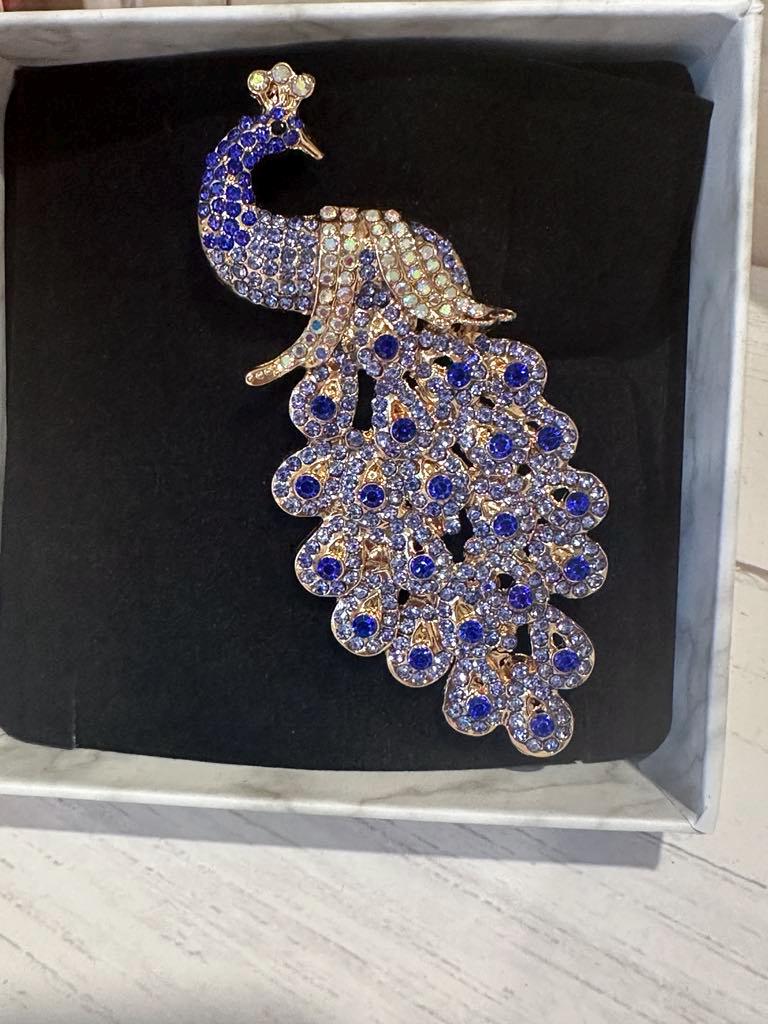 Peacock Brooch