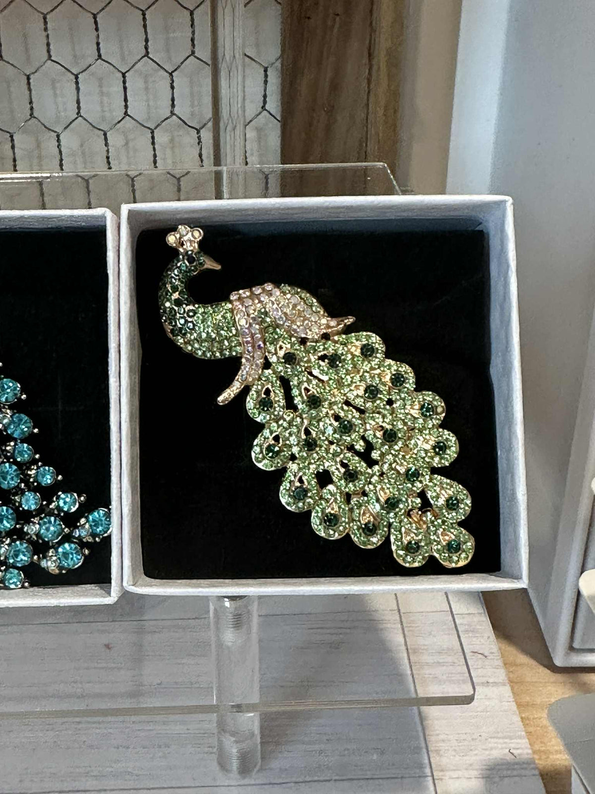 Peacock Brooch