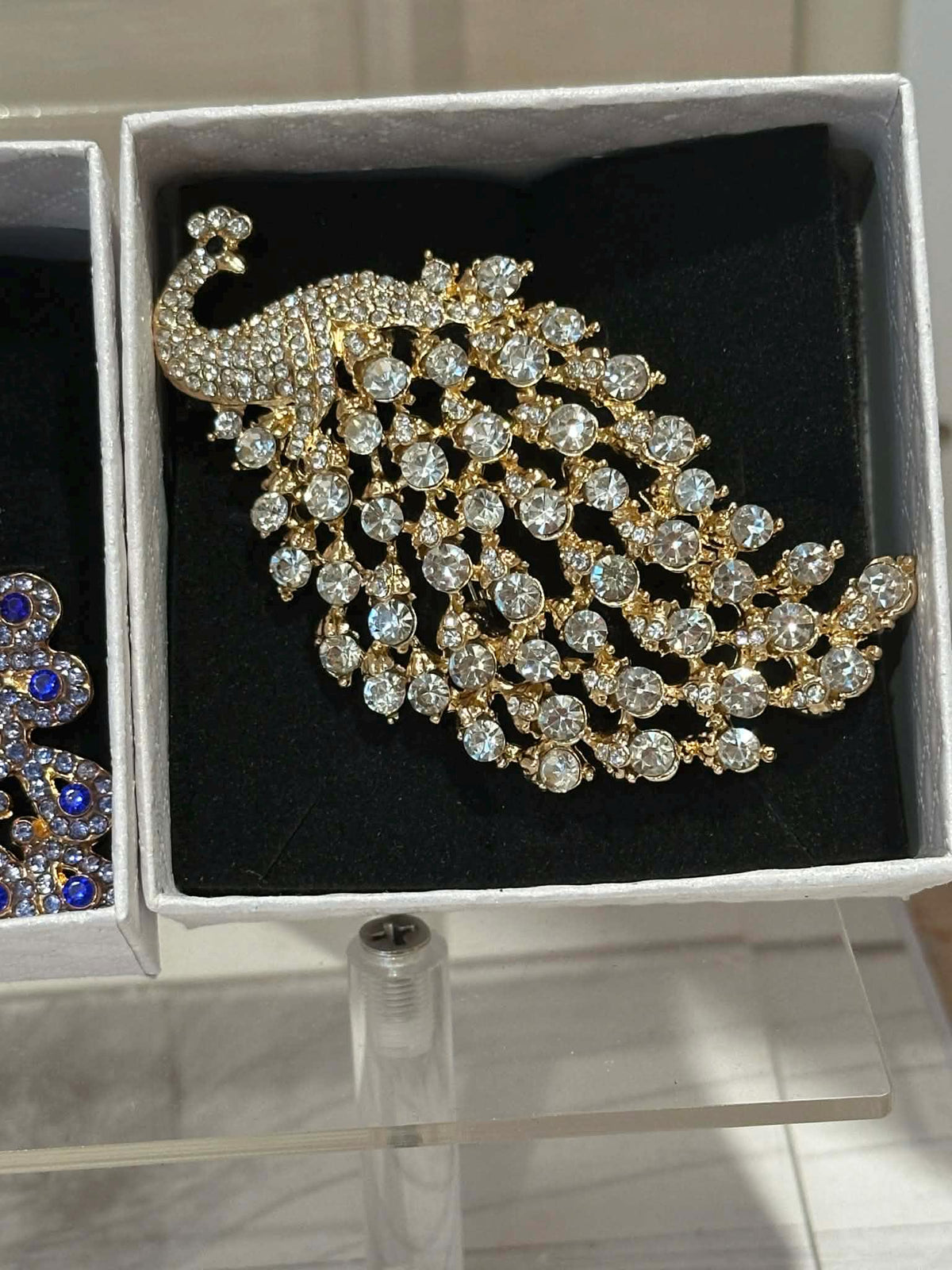 Peacock Brooch