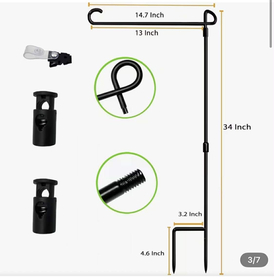 Garden Flag Pole