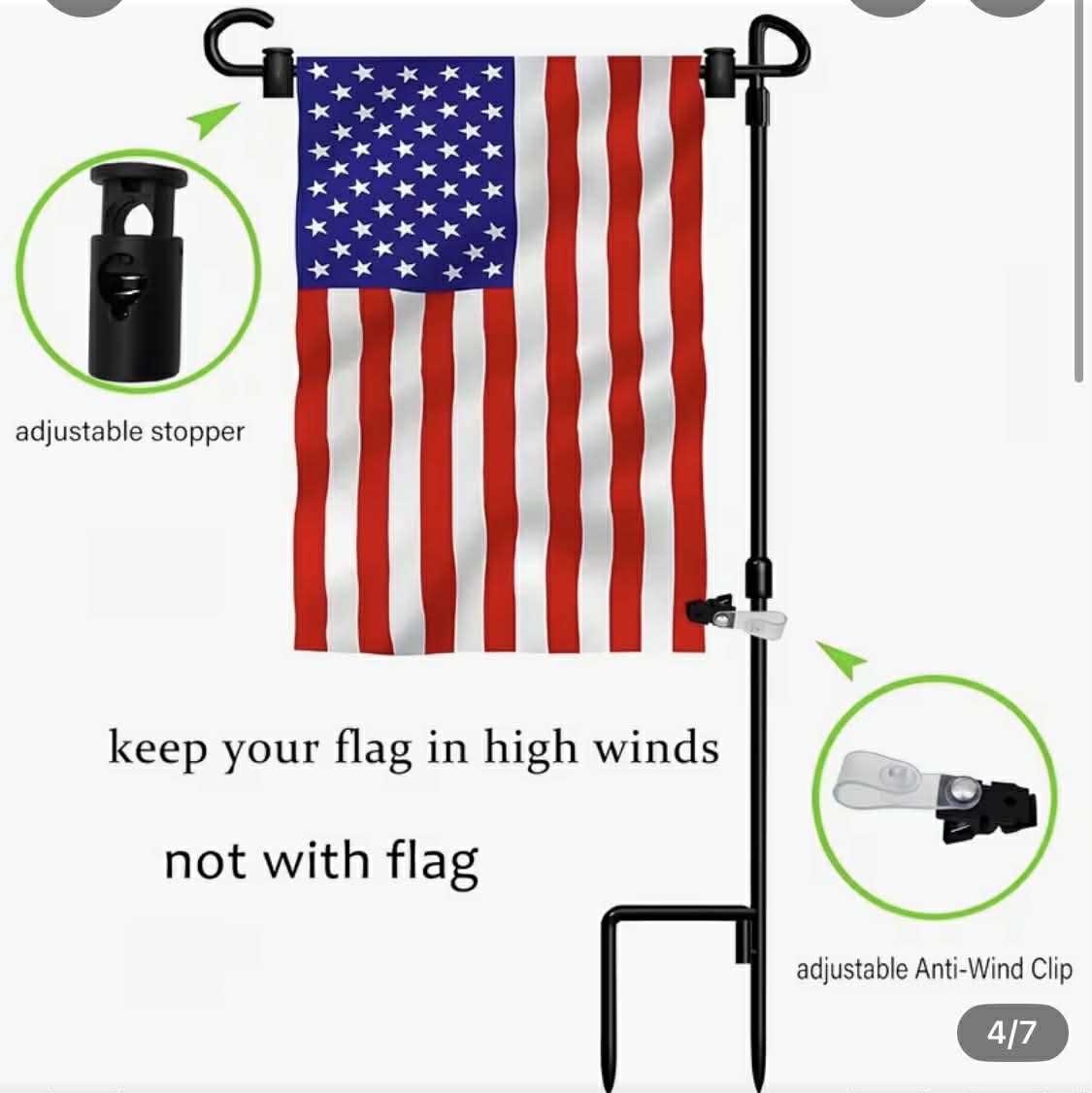 Garden Flag Pole