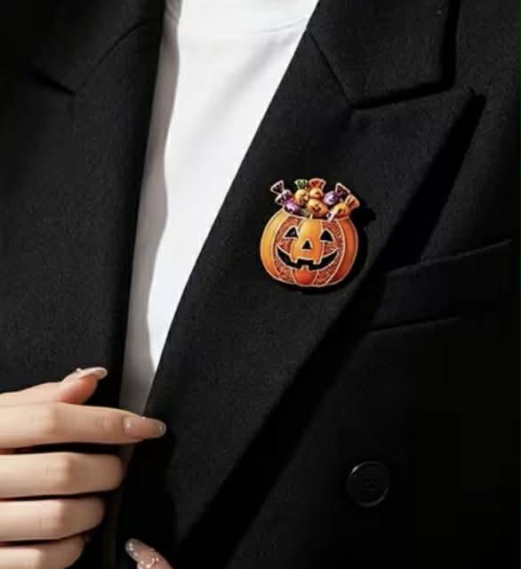 Pumpkin Brooch