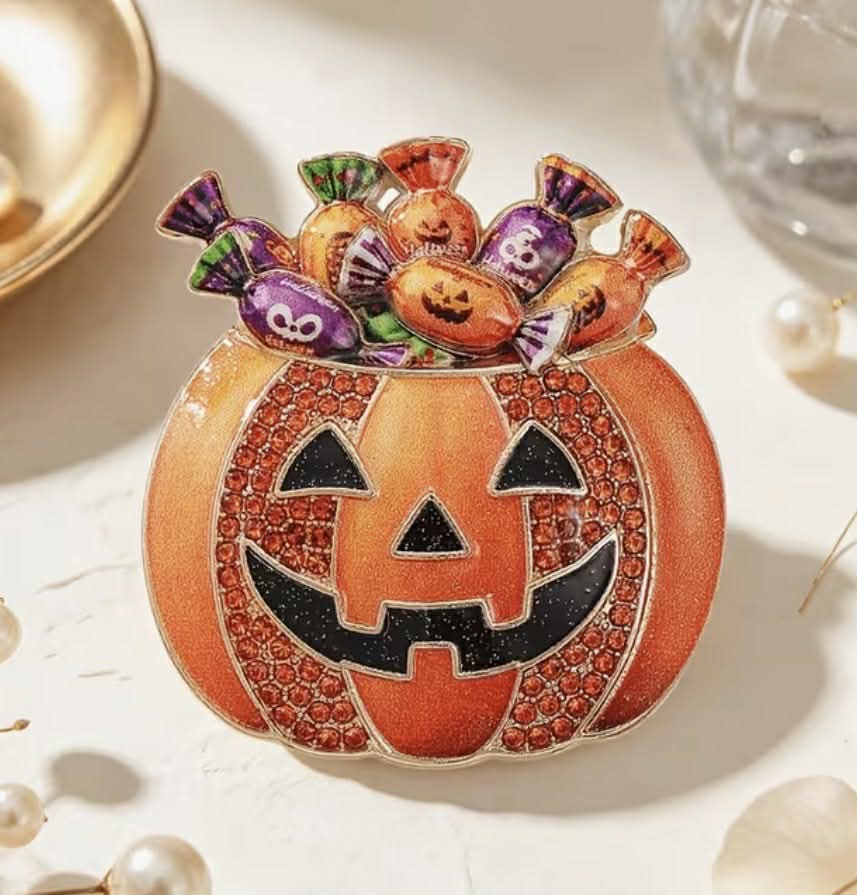 Pumpkin Brooch