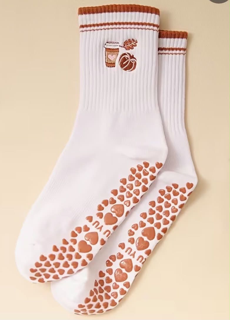 Fall Pilates Socks