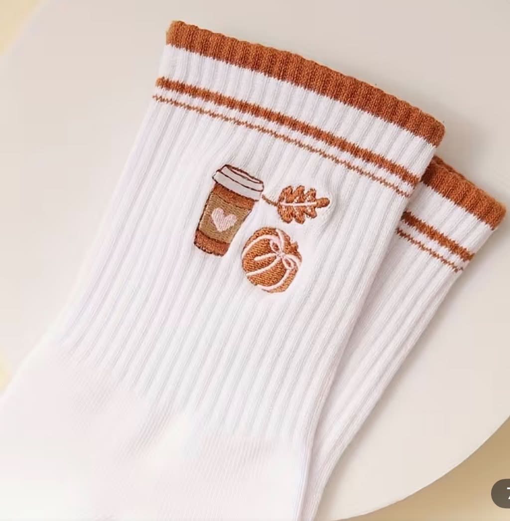 Fall Pilates Socks
