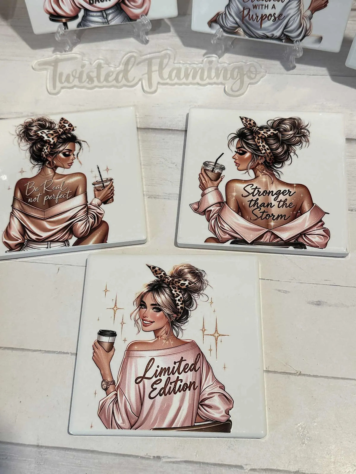 Self Love Ceramic Tile Art