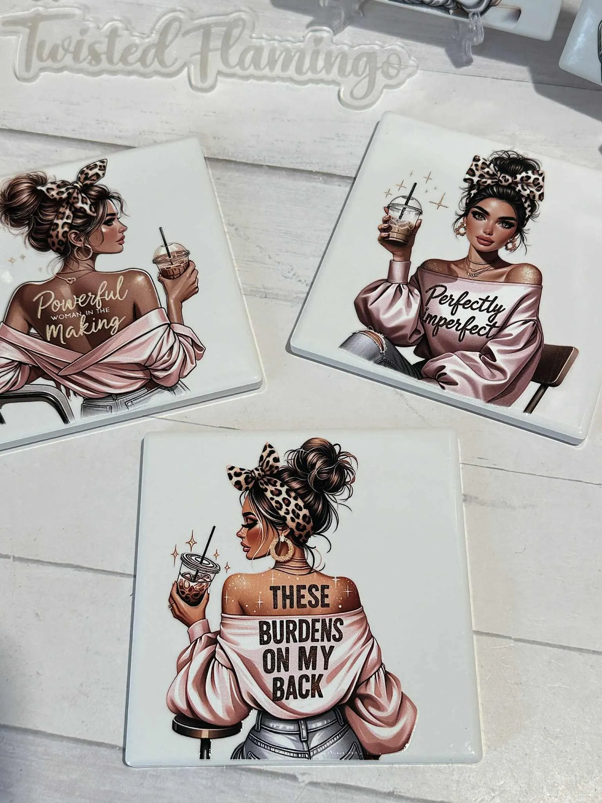 Self Love Ceramic Tile Art