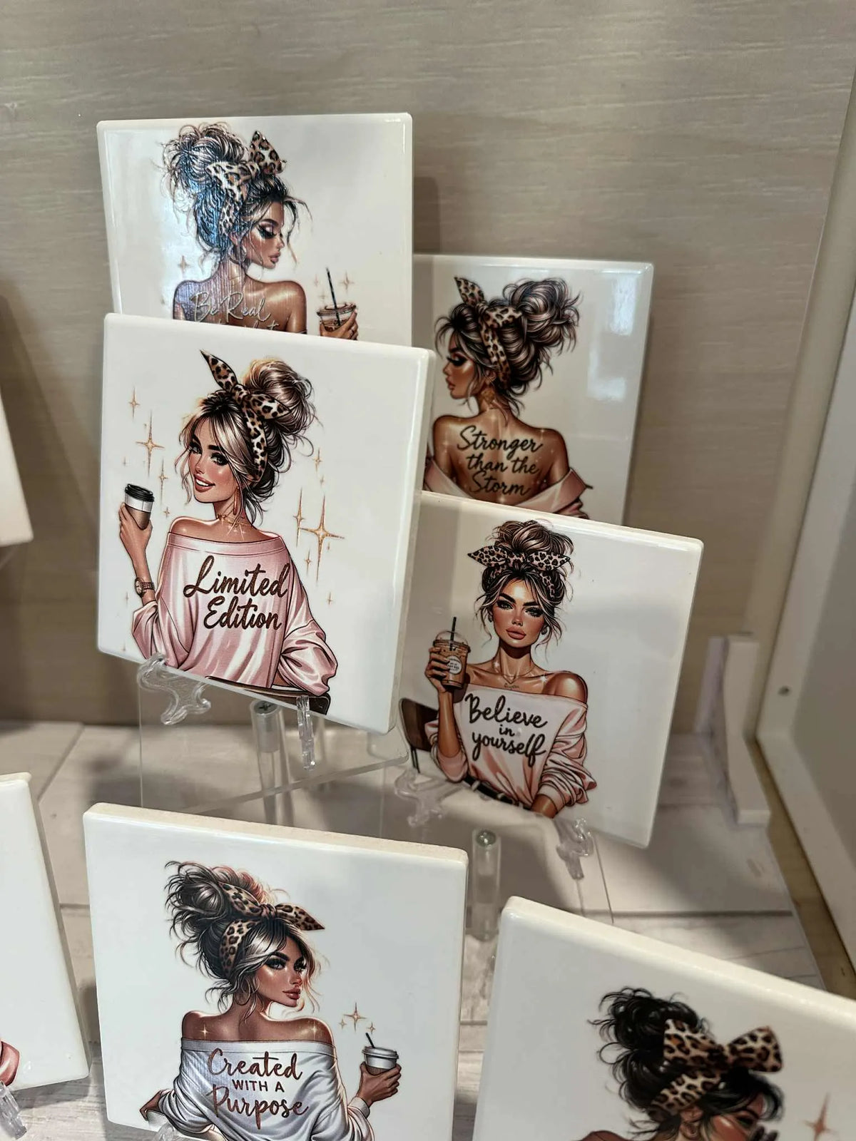 Self Love Ceramic Tile Art