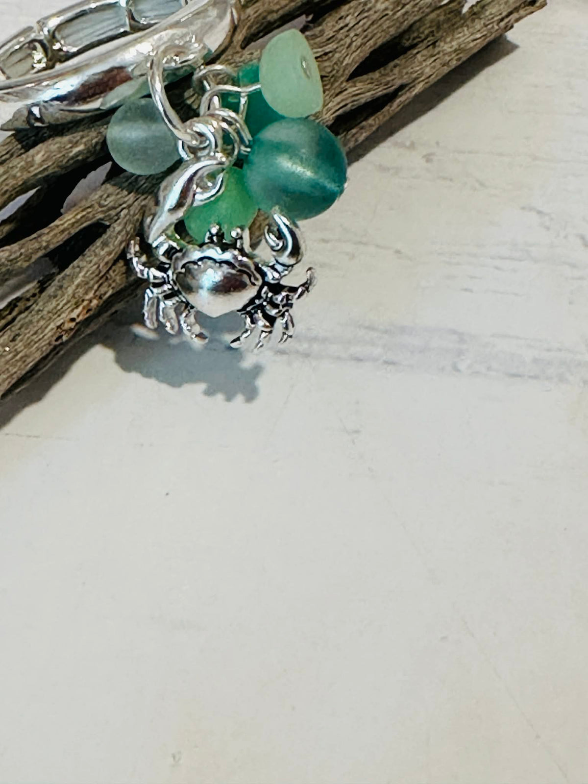 Seaglass Stretch Rings