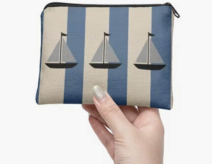 Sailboat Coin Purse