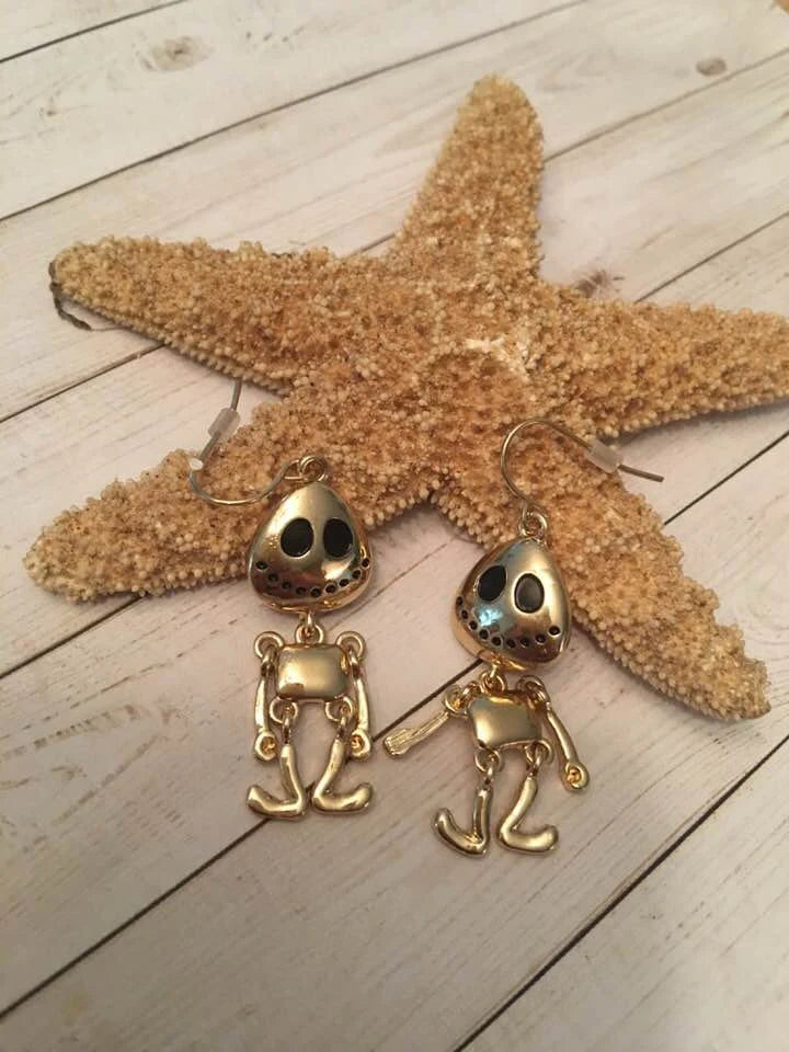 Happy Skeleton Earrings