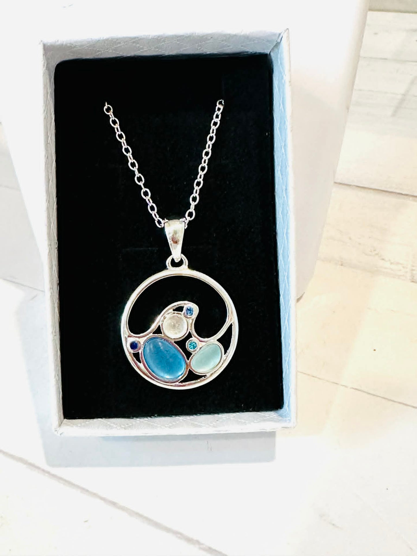 Seaglass Wave Necklace