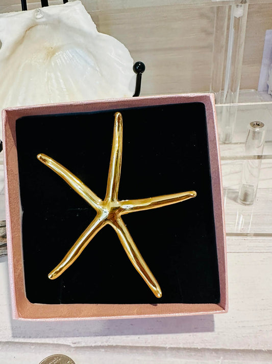 Starfish Brooch