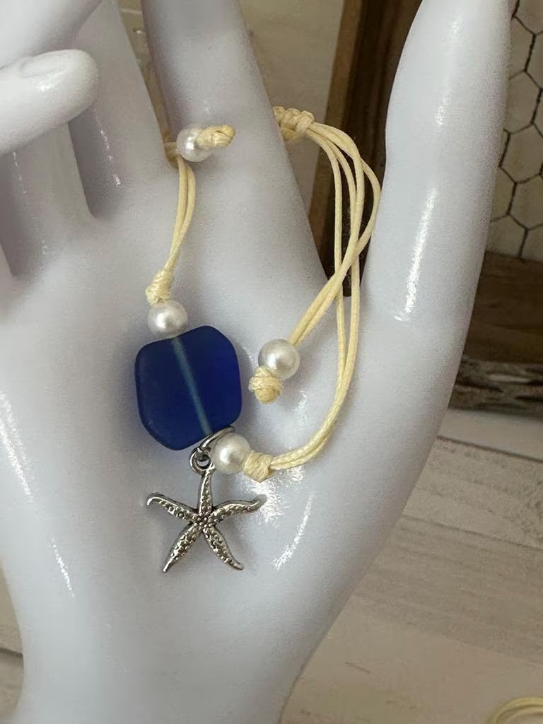 Seaglass Cord Bracelets