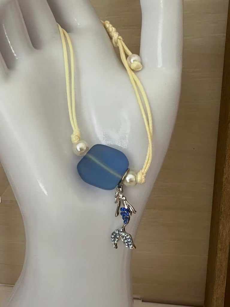 Seaglass Cord Bracelets