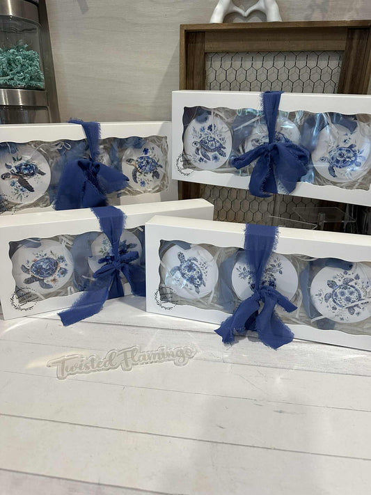 Sea Turtle Ornament Set