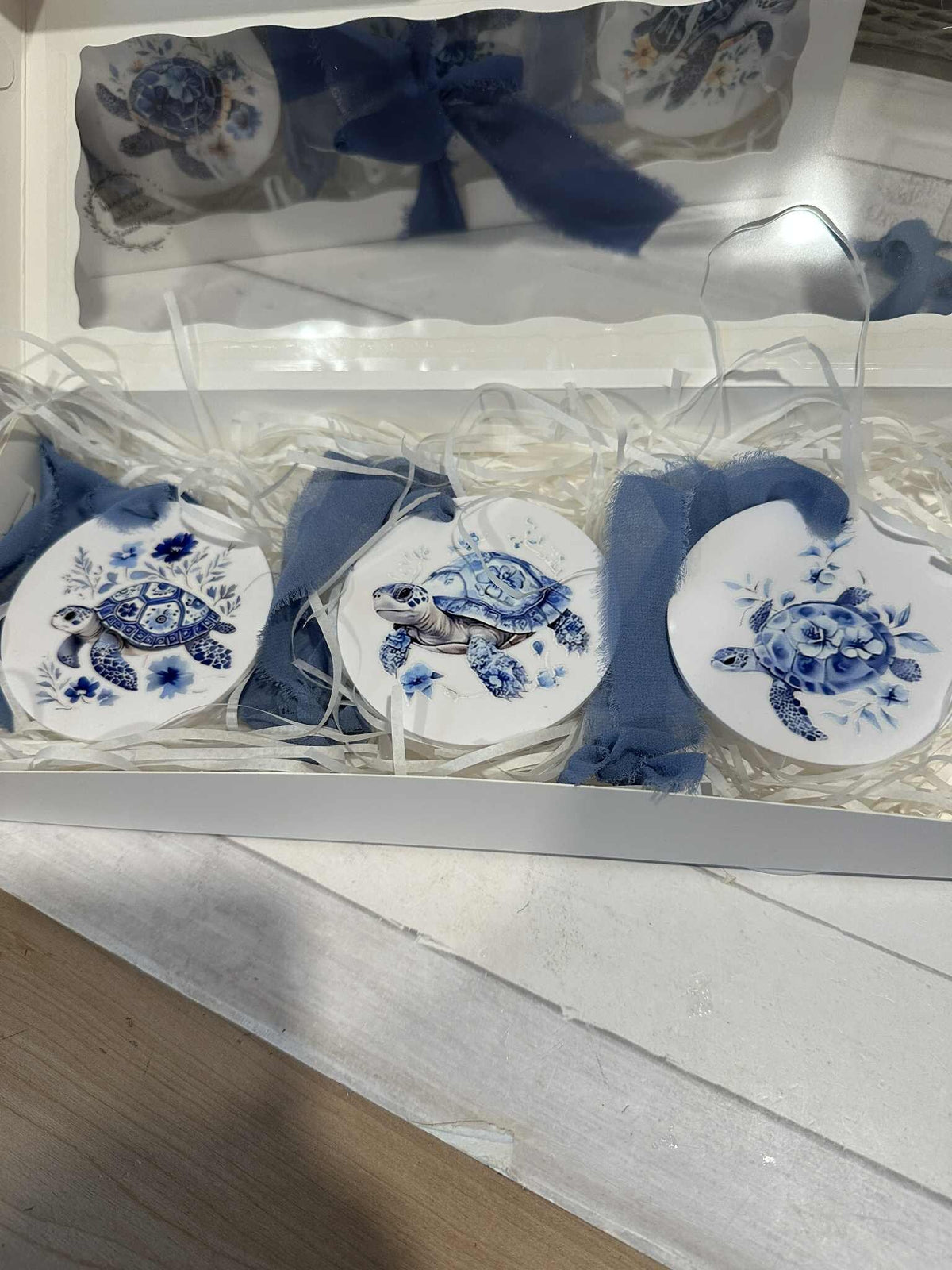 Sea Turtle Ornament Set