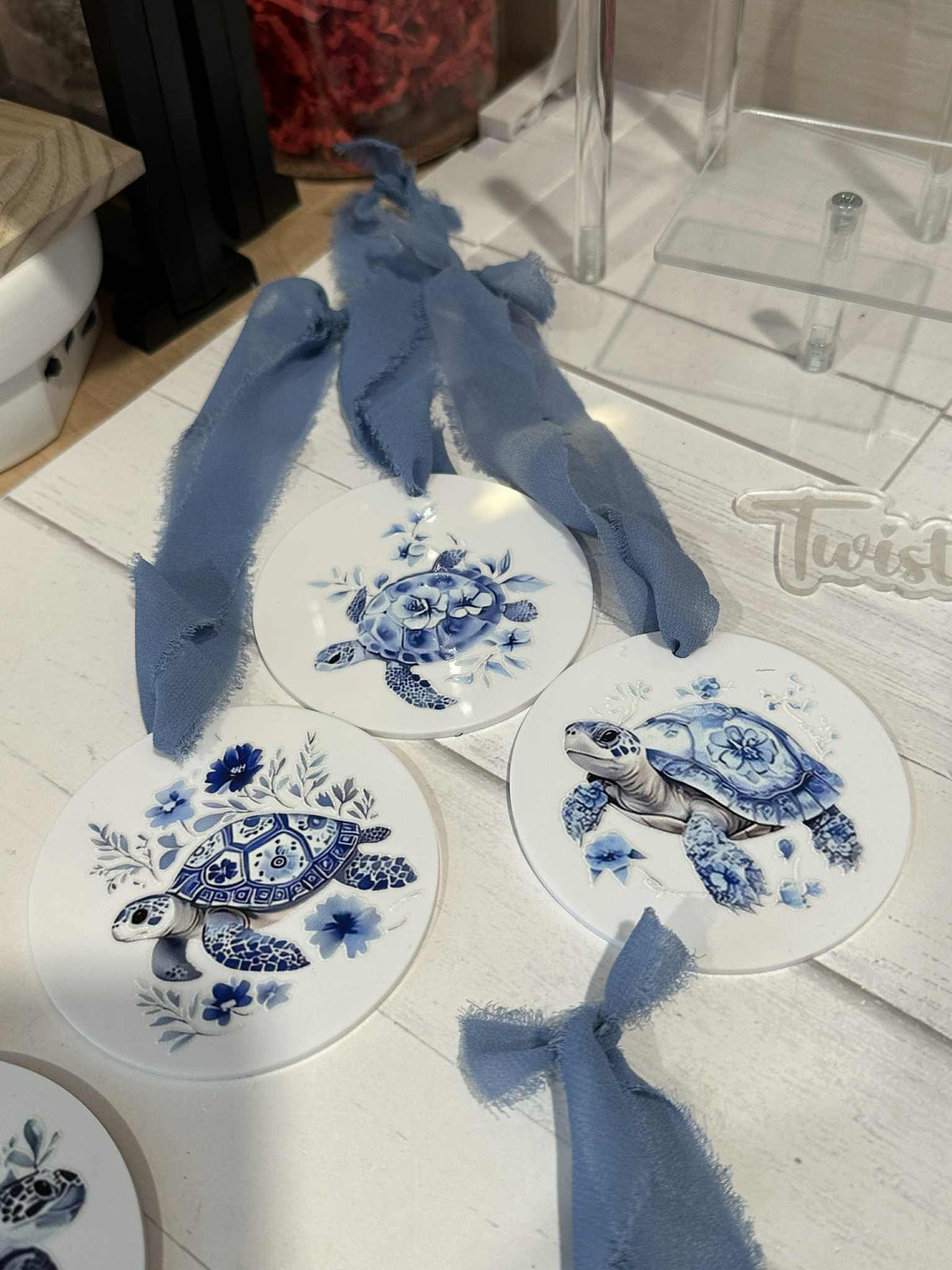 Sea Turtle Ornament Set