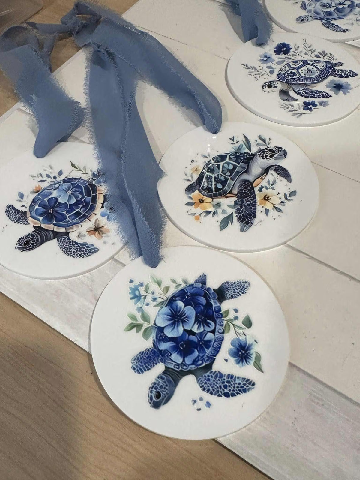 Sea Turtle Ornament Set